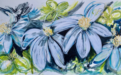 Abstract Echinacea 1 Connect The Dots Art Studio - Abstract Echinacea