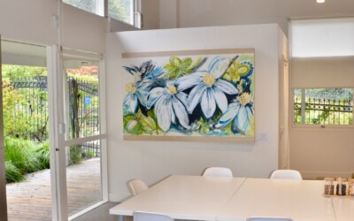 Boardroom Art Loan Installation